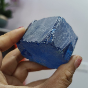 Aguamarina sintética en bruto, circonita cúbica en bruto, piedra preciosa sin tallar para la fabricación de joyas, piedra suelta. - Product Image 3