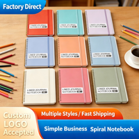 Carnet de notes de bureau A4 personnalisé avec logo, reliure spirale double, papier couché 120 feuilles, idéal pour réunions d'affaires – Nouveauté !