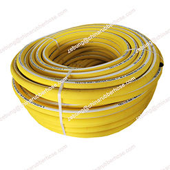 Rouge Jaune Noir 50 Ft. Jackhammer 19mm en caoutchouc 3/4 enrouleur de tuyau d'air pour le marché américain - Product Image 2