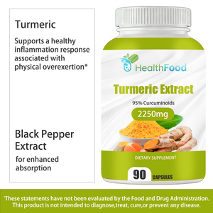 Cápsulas de Extracto de Cúrcuma de Alta Calidad OEM ODM con Extracto de Cúrcuma que Favorecen una Respuesta Saludable - Product Image 5