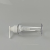 Bouteille à pompe en plastique PET de 350ml personnalisable pour savon liquide shampooing revitalisant crème nettoyante pour le corps liquide
