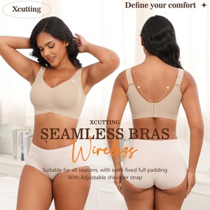 Reggiseno Modellante Wireless Personalizzato con Supporto, <span class=keywords><strong>Taglie</strong></span> Forti, Bretelle Regolabili, <span class=keywords><strong>Intimo</strong></span> Modellante per Adulti - Product Image 3