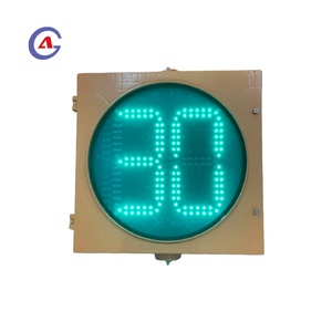 GA 300mm Countdown <b>Timer</b> Traffic Signal <b>Outdoor</b> High Flux Brightness Dual Number Display Solar Mains Powered 12V PC Mount Smart - Product Image 4