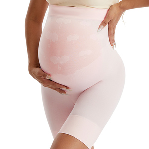 Taglie forti a vita alta in gravidanza pantaloncini di sostegno per la pancia di sollevamento natiche maternità pantaloni Skinny vestiti per le donne - Product Image 3