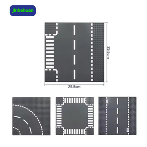 32*32 Dot đường gạch cơ sở tấm khối xây dựng DIY xem thành phố đường cong và Ngã Tư đường phố Kit cho trẻ em câu đố đồ chơi - Product Image 2