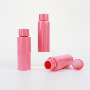 50ml Customized Pink Capsule Bottle Pharmaceutical <b>Packaging</b> PET Plastic Bottle Pill Jar For Health Products With Screw Cap - Product Image 2