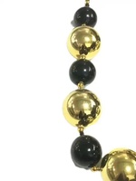 Ensemble d'accessoires personnalisés Mardi Gras perles de grande boule d'or noir faveurs de fête en boîte pour le Nouvel An Halloween Noël; Chinois élégant
