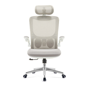 <span class=keywords><strong>Silla</strong></span> de Oficina Ergonómica Moderna, Totalmente de Malla, Respaldo Alto Ajustable, Base de Nailon, Giratoria, con Ruedas, para Hotel y Oficina - Product Image 2