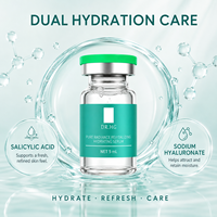 DRHG Sérum Visage Hydratant à l'Acide Salicylique et à l'Acide Hyaluronique Ampoules Pure Radiance Soin Revitalisant pour la Peau 10 x 5ml