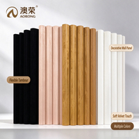 Panneau mural flexible en tambour, texture velours, daim, MDF, insonorisant, ignifuge, décoration intérieure, vente en gros, usine OEM