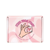 Low MOQ Recycelbare Wellpappe Pink Geschenk box Benutzer definierte Logo Schuhe Kleidung Verpackung Papier Mailer Box Versand box für kleine Unternehmen