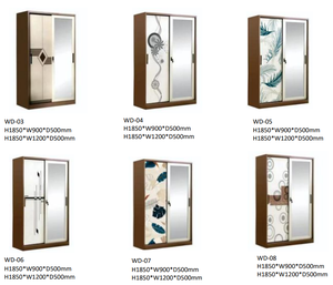 Bán Chạy Tủ Quần Áo Kim Loại Cho Phòng Ngủ Tủ Quần Áo Thiết Kế Bằng Thép Almirah Lemari Pakan Besi Tủ Khóa Cửa Trượt Tủ Quần Áo Bằng Kim Loại - Product Image 2