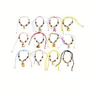 Braccialetto Kapibala con perline, regolabile, colorato, con ciondoli, gioielli alla moda per donne e ragazze - Product Image 1