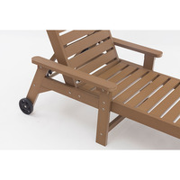 Mobilier d'extérieur Chaise de piscine avec accoudoirs Chaise longue au design nouveau