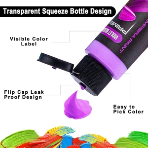 Ensemble <span class=keywords><strong>de</strong></span> <span class=keywords><strong>peinture</strong></span> tempera lavable 12 couleurs avec 6 pinceaux 2 palettes 1 seau <span class=keywords><strong>de</strong></span> lavage Non toxique Kit <span class=keywords><strong>de</strong></span> <span class=keywords><strong>peinture</strong></span> artisanale pour enfants - Product Image 2