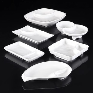 Xiangyuan Meimei <b>melamine</b> snack <b>plate</b>, commercial shrimp <b>plate</b> with vinegar dish, dumpling <b>plate</b>, cold dish <b>plate</b>, crispy pork - Product Image 2