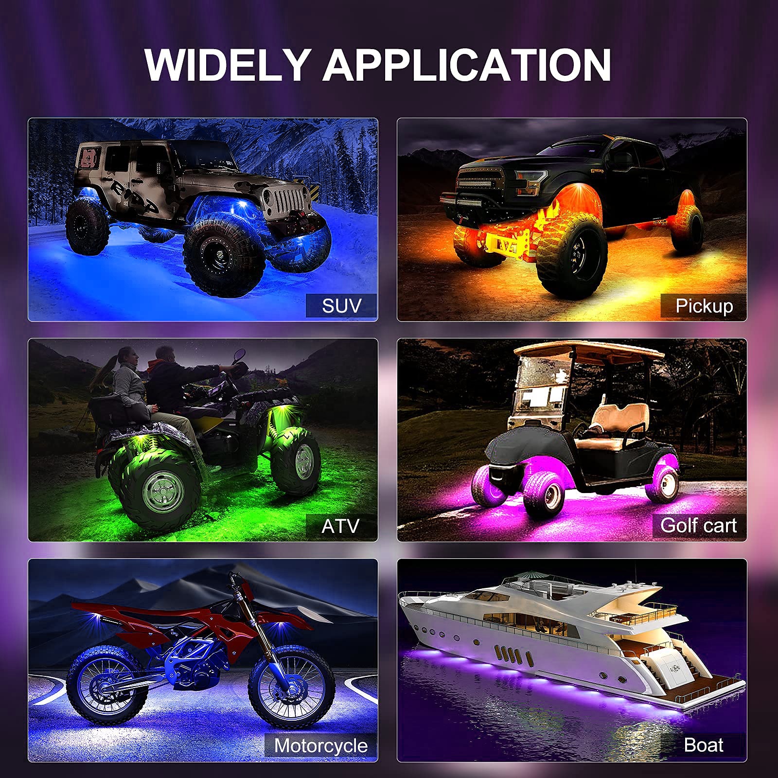 Dreamcolor RGBIC Car Interior Smart APP Music Wireless Remote Control Rock LED Light Atmosphere Car Lights