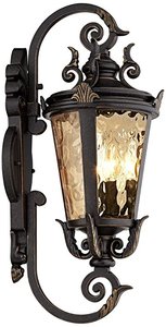 Extérieur Casa <span class=keywords><strong>Marseille</strong></span> Haute Noir Applique murale Extérieure avec Design Classique - Product Image 2