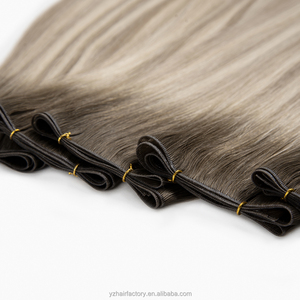 Extensiones de Cabello Humano 100% Natural Seamless Genius Weft, Doble Trama, Sin Cabello Corto, Para Estilistas, Cutícula Alineada, Cabello Virgen - Product Image 4