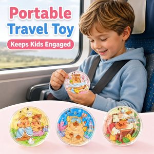 Wholesale Portable Plastic Bead Maze Walking Puzzle Balance Training Toy for Children Educational Gift - Product Image 2