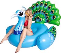 Flotador inflable para piscina de pavo real, diversión en la playa, fiesta de natación, juguetes, piscina, Isla, piscina de verano, balsa, salón para adultos y niños