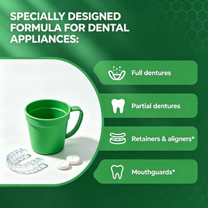 Tabletas Limpiadoras de Retenedores OEM, Limpieza Rápida en 3 Minutos para Alineadores <span class=keywords><strong>Invisalign</strong></span>, Dentaduras Postizas, Protectores Bucales, Cuidado Bucal, Marca Privada - Product Image 6