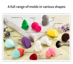 ชุดฟองน้ำแต่งหน้าแบบนิ่มสำหรับแต่งหน้าขวดไข่แบบใช้ได้สองแบบออกแบบโลโก้ได้ตามต้องการ - Product Image 6