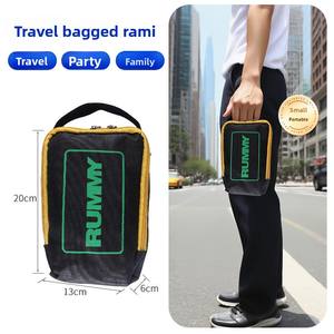 <span class=keywords><strong>Juego</strong></span> de emparejamiento de números de <span class=keywords><strong>Rummy</strong></span> y Mahjong personalizado para viajes transfronterizos con caja de PVC a color - Product Image 2