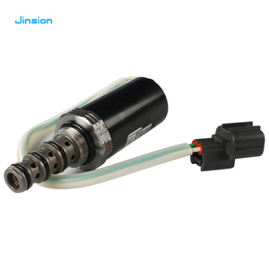 Jinsion วาล์วขดลวดแม่เหล็กไฟฟ้าสำหรับรถขุด, อุปกรณ์เสริมสำหรับ SG200-2-5เดินทาง YN35V00004F2 KDRDE5K-20/30C12A-101สำหรับ <span class=keywords><strong>kobelco</strong></span> <span class=keywords><strong>200</strong></span>-2 <span class=keywords><strong>200</strong></span>- - Product Image 4