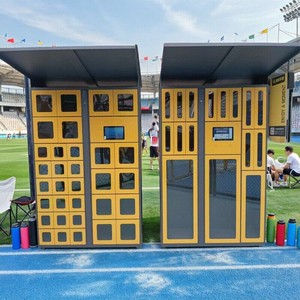 Armoire intelligente de stockage et de location d'équipements de sport (raquettes, ballons de basket, ballons de tennis) pour terrains de sport, clubs et vestiaires de gymnase KZ-S - Product Image 2
