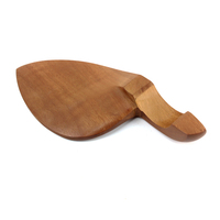 Jujube Wood Violin Cheek Support with Silver Front and Back Screws Tuning Peg Accessory for Stringed Instruments