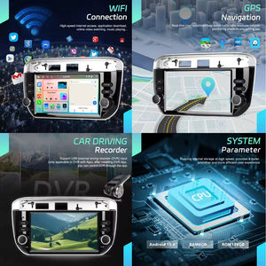 Estéreo Inalámbrico Inteligente para Auto Compatible con CarPlay y Android Auto, Pantalla IPS, Cámara para Tablero, WiFi, Específico para Fiat Punto y Linea - Product Image 3