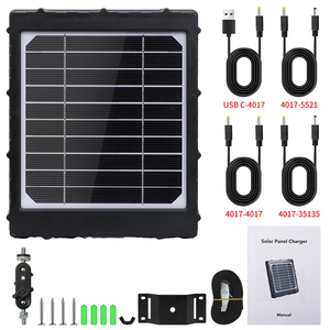 Trail Camera Solarstrompanel für Jagd Trail Game Kamera oder Hirschfutter 18000 mAh 3 W unterstützender 12 V 9 V 6 V Typ C DC5521 Stecker - Product Image 6