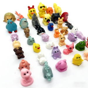 Mini Resin Animals Blind Bags, Animal Resin Models, Animal Combination Sets, Miniature Animal for Dollhouse, DIY Craft Decor