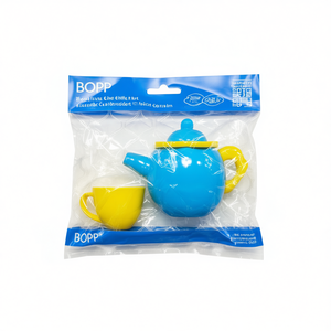 Kids <b>Plastic</b> Tea Kettle and Cup Toy Set <b>Kitchen</b> Pretend <b>Play</b> Role <b>Play</b> Toy - Product Image 2