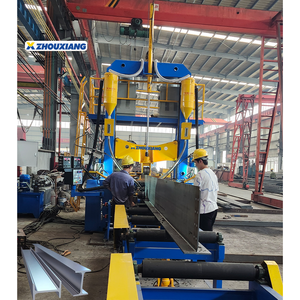 Thép H chùm tất cả trong một sản xuất lắp ráp hàn và thẳng không thể thiếu Máy - Product Image 5
