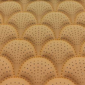 लक्जरी nappa अनाज pvc चमड़े की कस्टम कढ़ाई डिजाइन वाटरप्रूफ घर्षण-प्रतिरोधी मोटर वाहन सीट फर्नीचर - Product Image 5