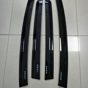 KQD Vente en gros Déflecteur de vent pour vitres de voiture, garniture décorative en PC, pare-soleil pour Honda Fit 2013-ON - Product Image 1