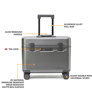 กระเป๋าเดินทางแบบมีล้อ ขนาด 20 นิ้ว กันน้ำ ทนทาน สำหรับใส่อุปกรณ์ถ่ายภาพ  แบบตั้งได้  สำหรับนักบิน  ขึ้นเครื่องได้ - Product Image 3