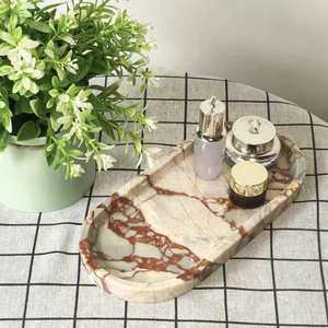 Bandeja de Servicio Multifuncional Nórdica de Lujo con Grabado de Mármol para Joyería y Aromaterapia, Decoración del Hogar, Almacenamiento para Baño de Hotel, Still <span class=keywords><strong>Life</strong></span> - Product Image 6