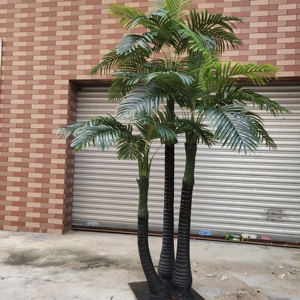 Chất Lượng Cao Làm Bằng Tay Lớn Ngoài Trời Nhân Tạo Cau Cây Cọ Thực Tế Thực Tế Giả Cây Cho Bên Ngoài Trang Trí - Product Image 1