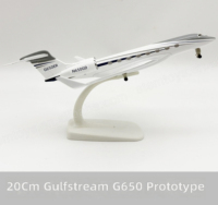 Modelo de Avión de Aleación a Escala 1:400 de 20 CM, G650ER, para Colecciones y Regalos