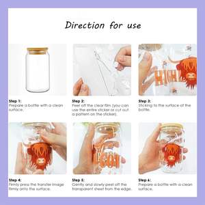 Calcomanías Personalizadas de Huevos de Conejito de Pascua con Protección UV, Resistentes al Agua, con Diseño Floral, Transferencias Termoadhesivas para Tazas, Botellas, Manualidades, Muebles y Bricolaje - Product Image 6