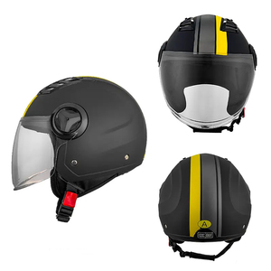 Nouveau design certifié DOT Casque de moto coloré à face ouverte OEM pour adultes et enfants - Product Image 3