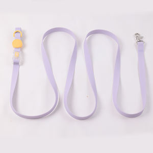 Correa de perro con logotipo de color personalizado con hebilla de plástico de liberación rápida, juego de Correa y <span class=keywords><strong>collar</strong></span> antideslizante con revestimiento de <span class=keywords><strong>PVC</strong></span> para mascotas - Product Image 2