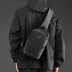 OEM New Men's Functional Sling Bag – Waterproof Outdoor Crossbody Pack Multifunctional Business <b>Chest</b> Bag - Product Image 2