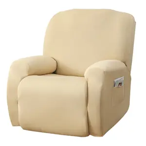 Elastic Milk Silk Recliner Full Package Soft Thickened Sofa Slipcover Cover