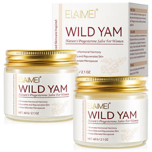 Wild Yam Cream 60g Crème hydratante pour le corps au camélia et au thé vert Doux et non irritant Nourrissant raffermissant la peau - Product Image 3