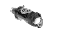 Mini projecteur LED 45W 4500LM H4 pour phare de voiture, Plug and Play pour moto, double lentille