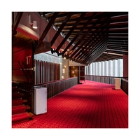 Tapis Wilton personnalisé avec tapis durable et rembourrage à motifs visibles pour tapis de cinéma